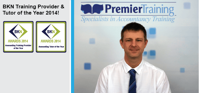 BKN_2014 BKN Training Provider & Tutor of the Year 2014!