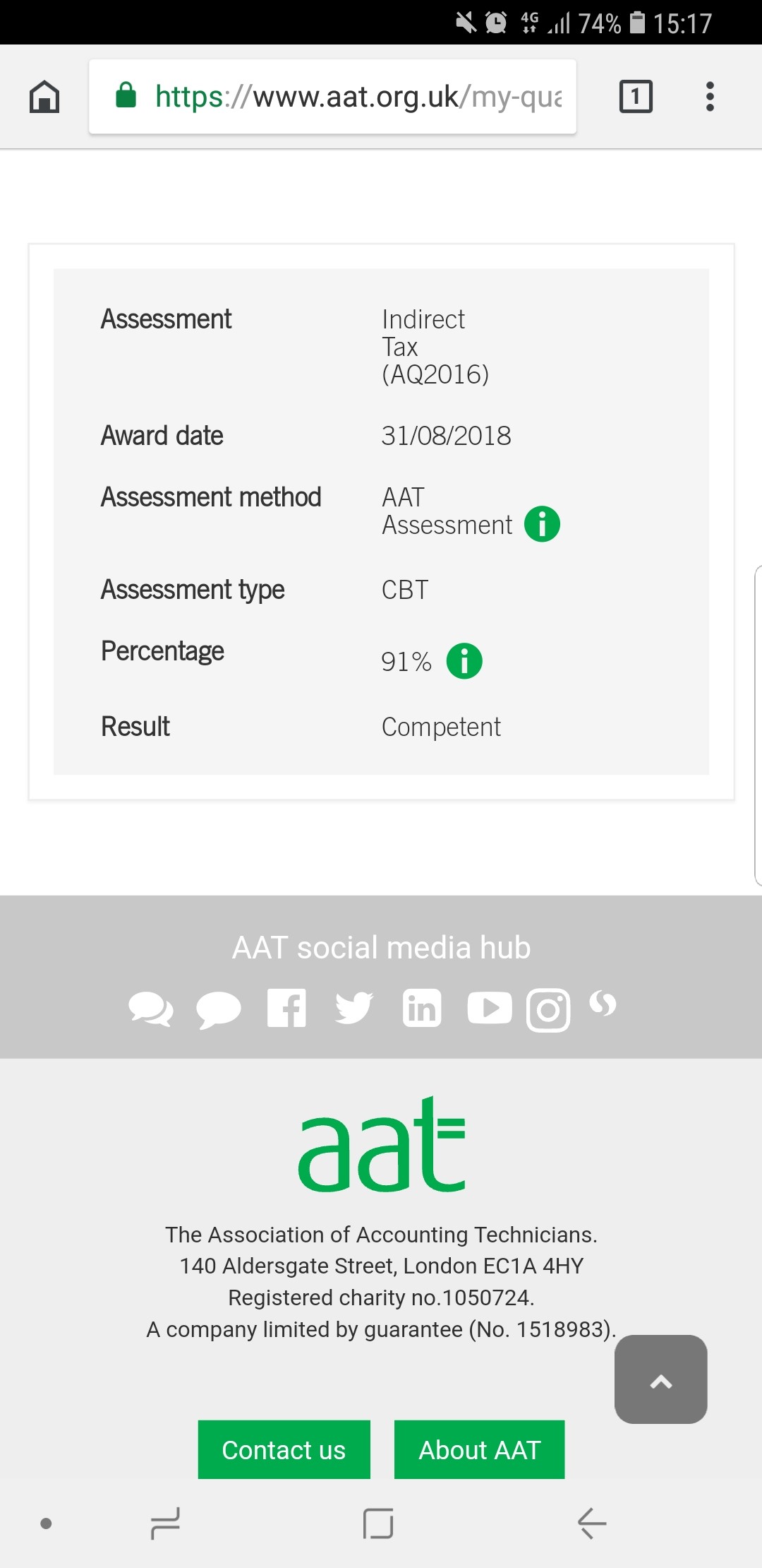Lynsey Marshall AAT Lynsey Marshall AAT
