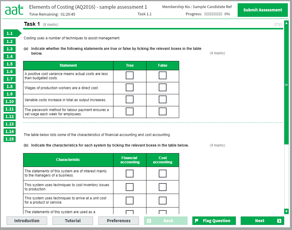 Changes to the AAT Foundation Assessments