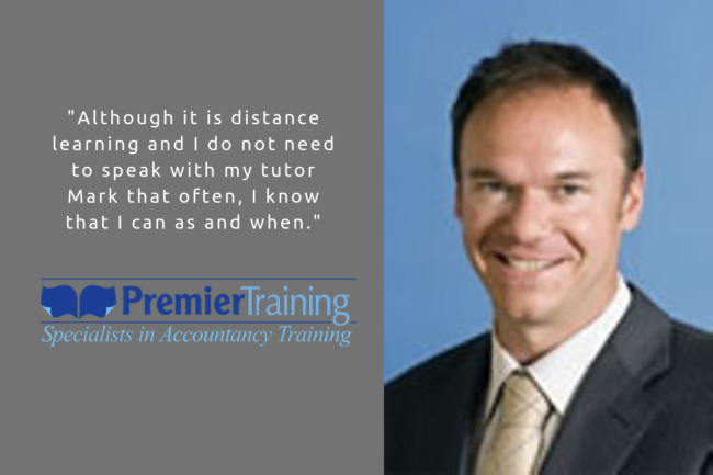 Anthony new Premier Training AAT student Anthony Littlejohns