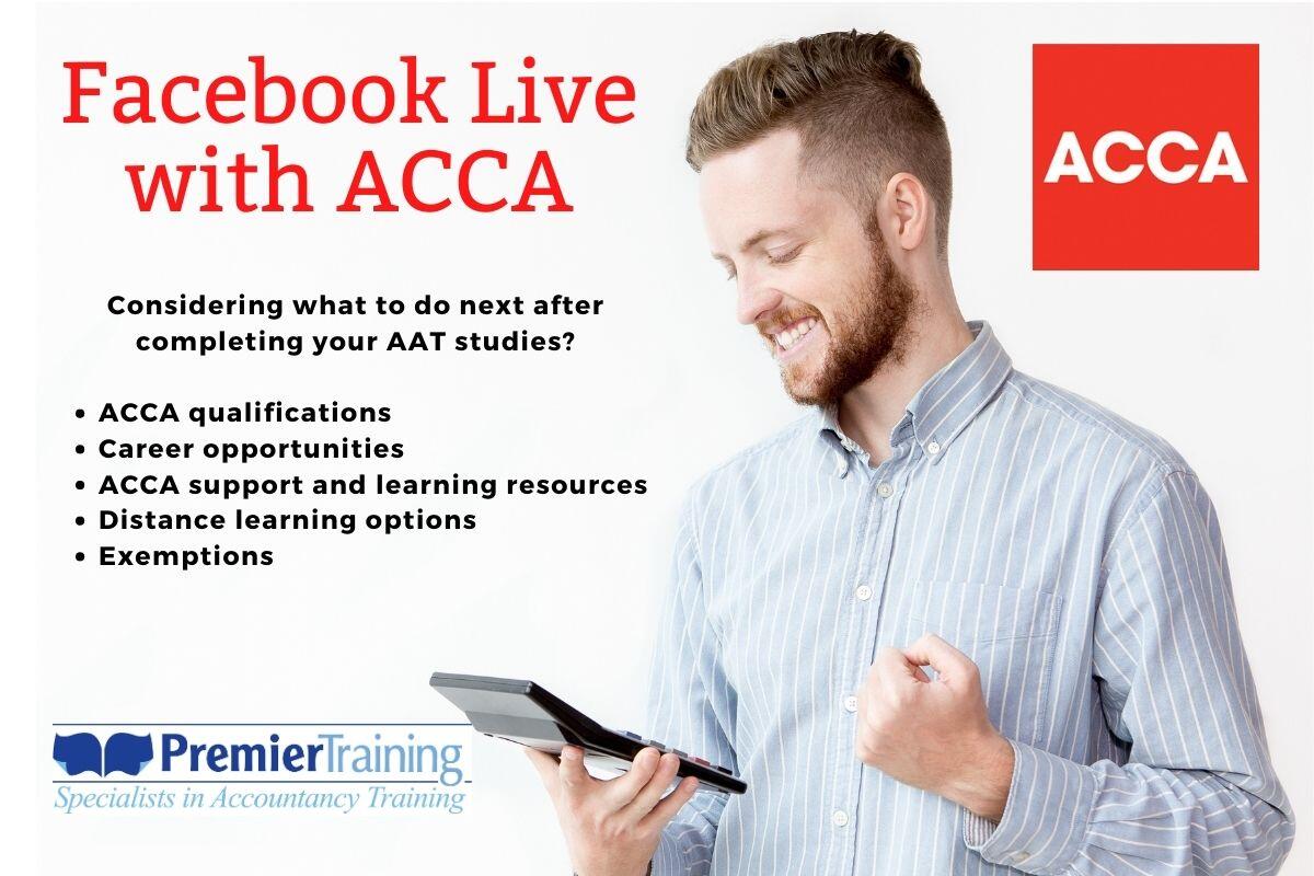 ACCA’s Gemma Baker to find out more! ACCA FB Live with Gemma Baker