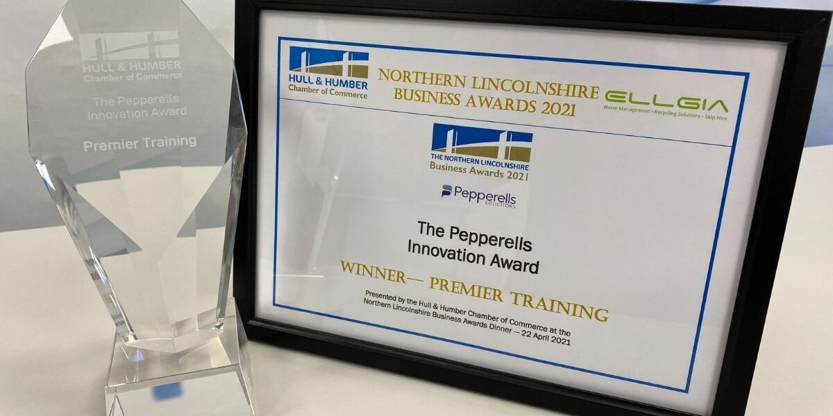 Premier Training Northern Lincolnshire Business Awards