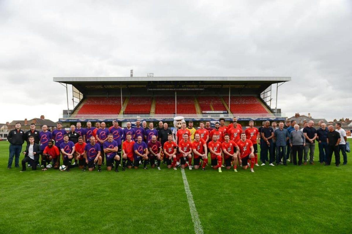 Grimsby Town Legends match at Blundell Park
