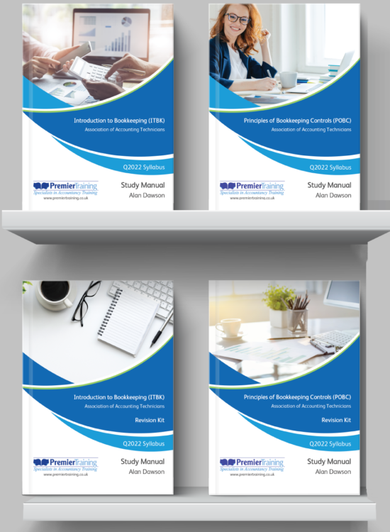 AAT Level 2 Certificate in Bookkeeping (Q2022) Course books