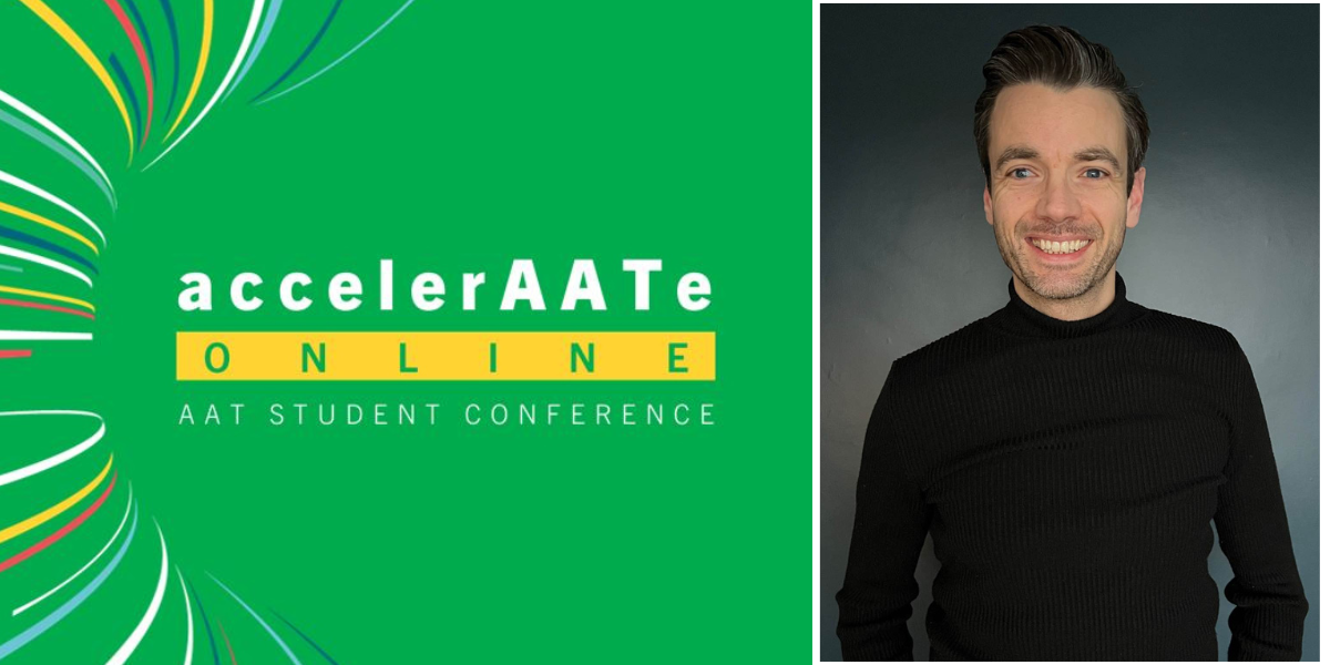 Untitled design (56) AAT accelerAATe student conference with Premier Training student Tom Sanger