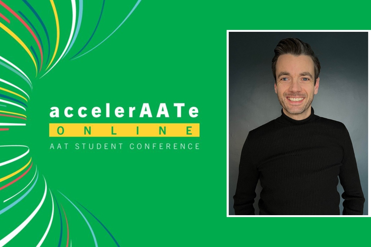 AAT accelerAATe student conference with Premier Training student Tom Sanger