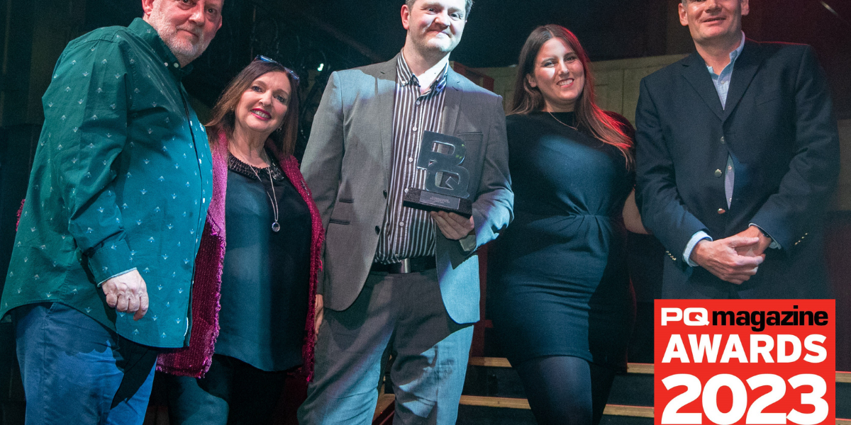 Untitled design (69) Premier Training winning Online College of the Year at the PQ Magazine Awards 2023