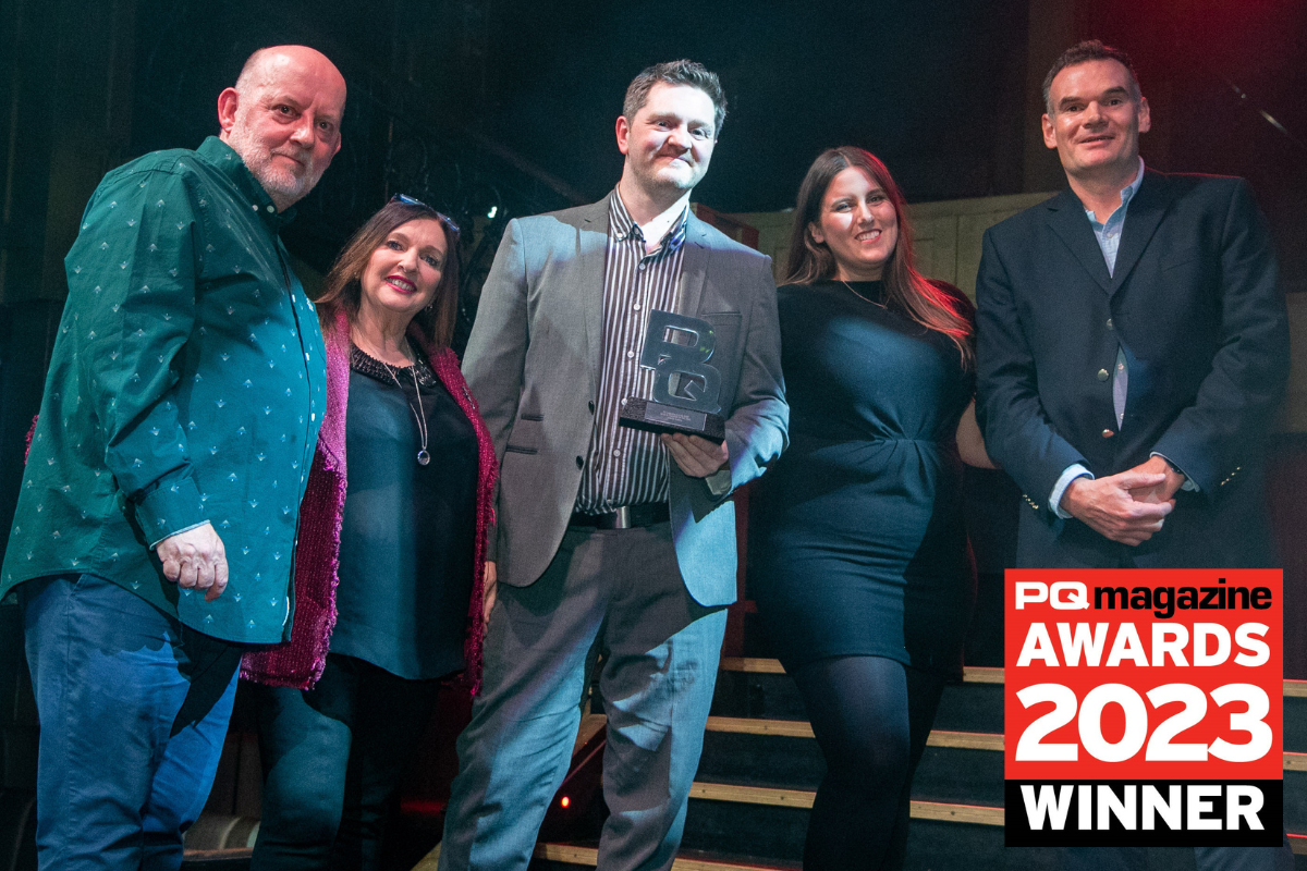 Premier Training winning Online College of the Year at the PQ Magazine Awards 2023