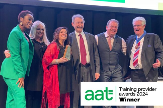 AAT awards story It was an incredible evening for Premier Training at the AAT Training Provider Awards 2024.