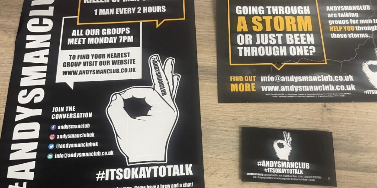 AndysManClub story Raising awareness of men's mental health with Andy's Man Club