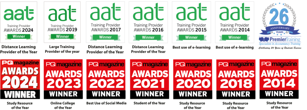 All Premier Training AAT and PQ Awards