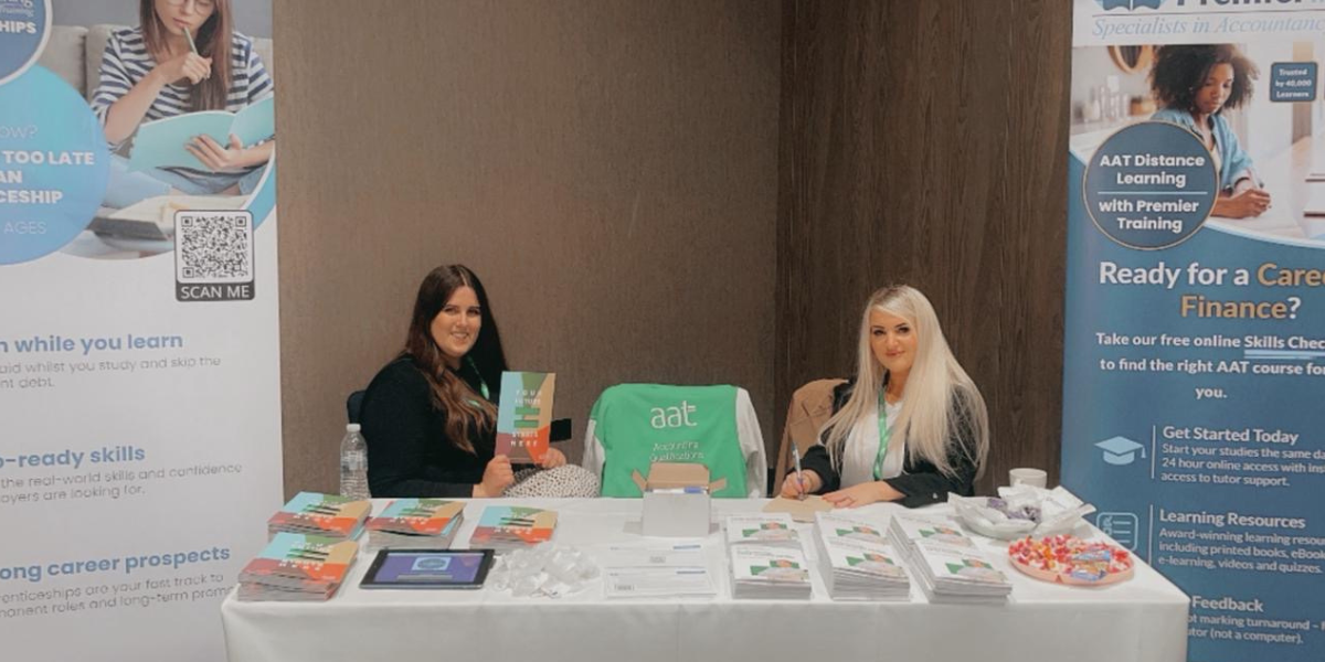 Premier Training highlight AAT qualifications at The UK Careers Fair