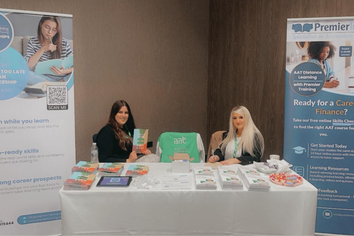 Premier Training highlight AAT qualifications at The UK Careers Fair